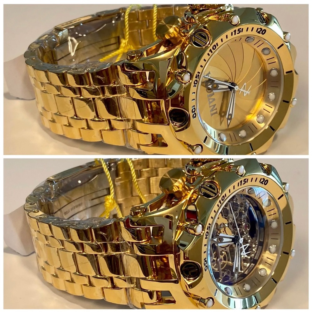 BRAND NEW GOLD INVICTA WATCH ***never worn***